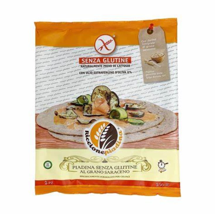 GLUTEN-FREE PIADINA WITH BUCKWHEAT Riccione piadina® S2X125G