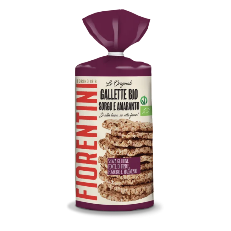 ORGANIC CAKES SORGO AND AMARANTH Fiorentini 100g