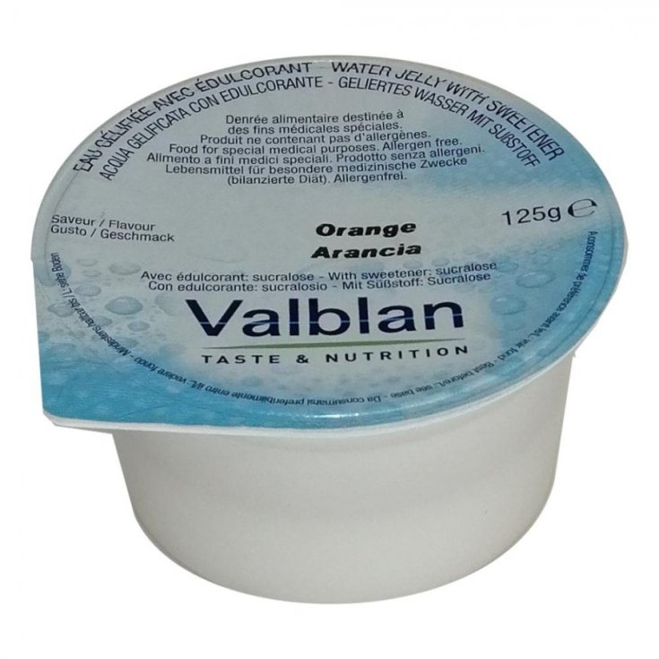 Valblan Gelified Water With Orange Flavor Sweetener 24X125g