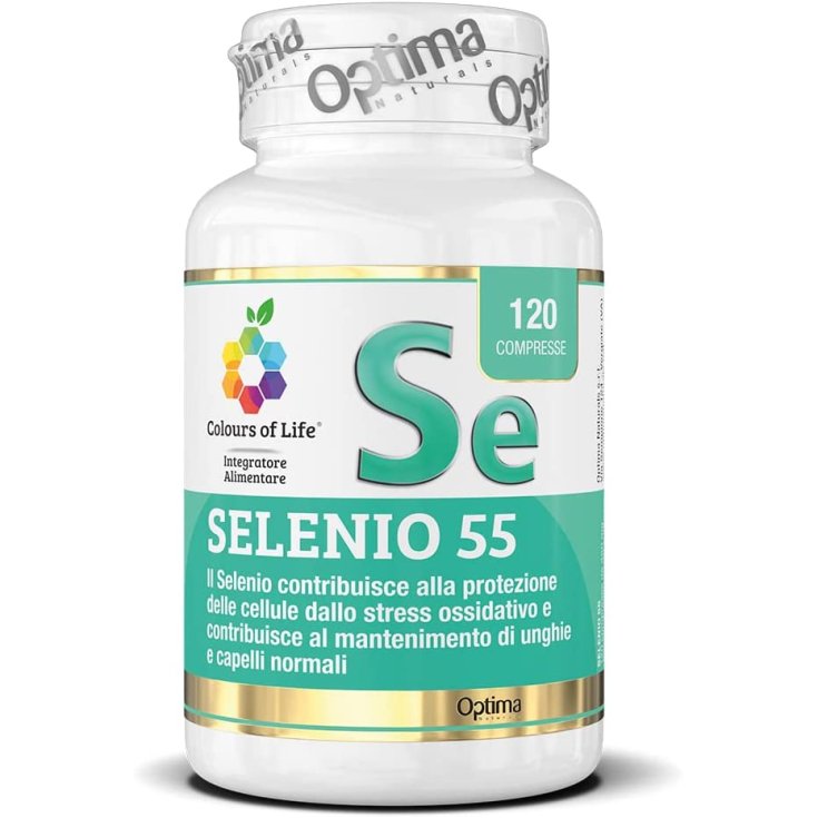 SELENIUM 55 Colors Of Life Optima Naturals 120 Tablets