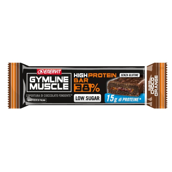 GYMLINE High Protein Bar 38% Choco-Orange ENERVIT 40g
