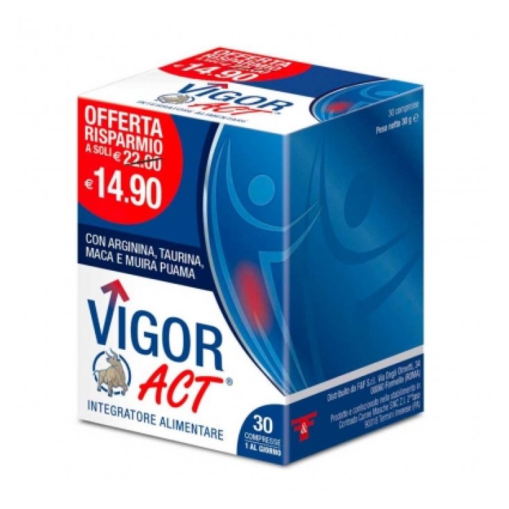 VIGOR ACT F&F 30 Tablets