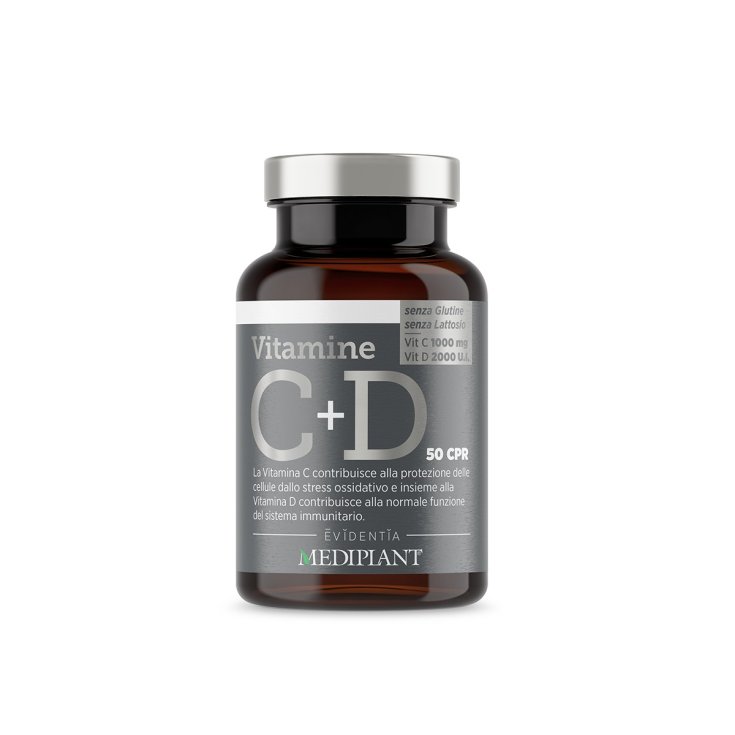 Vitamins C + D Mediplant 50 Tablets