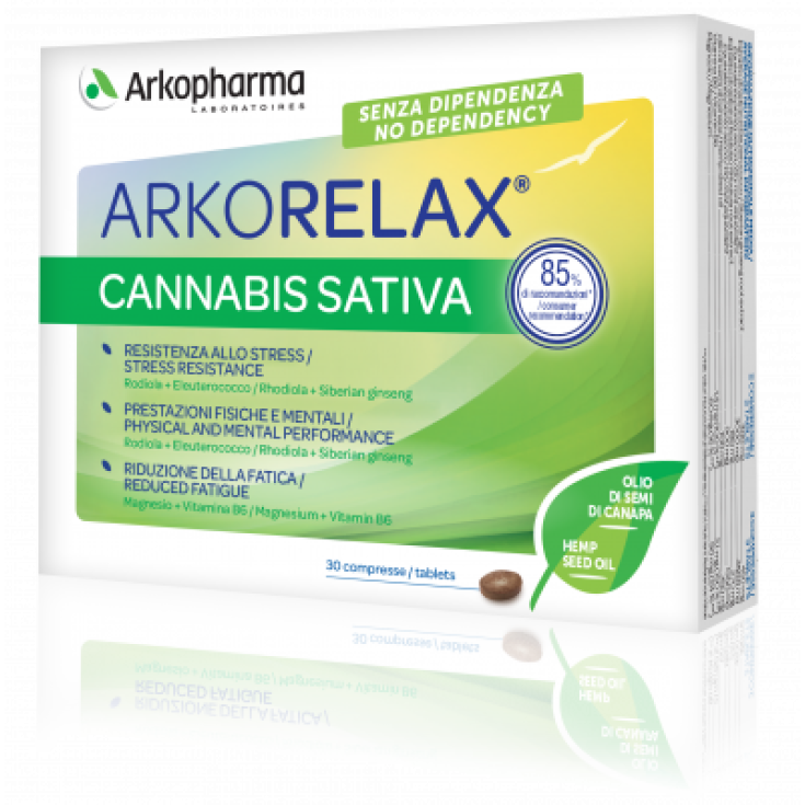 Arkorelax® Cannabis Sativa Arkopharma 30 Tablets