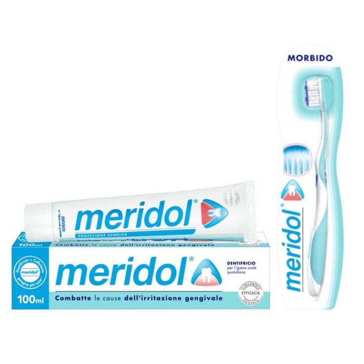 Toothpaste 100ml + 1 Meridol Soft Toothbrush Set
