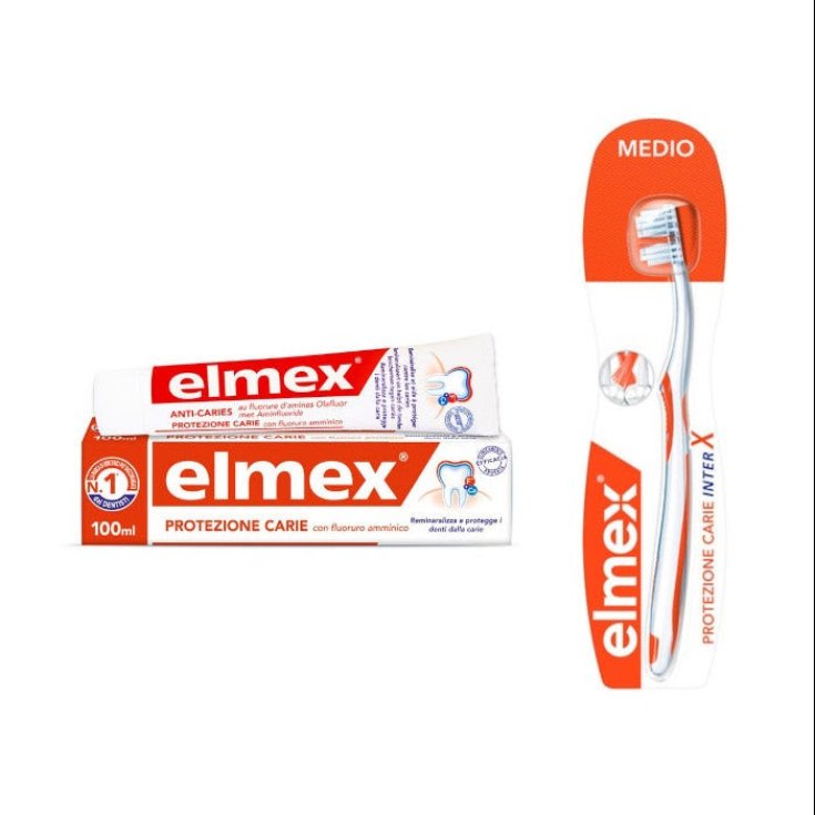 Caries Protection Toothpaste + Elmex Toothbrush 100ml + 1 Piece