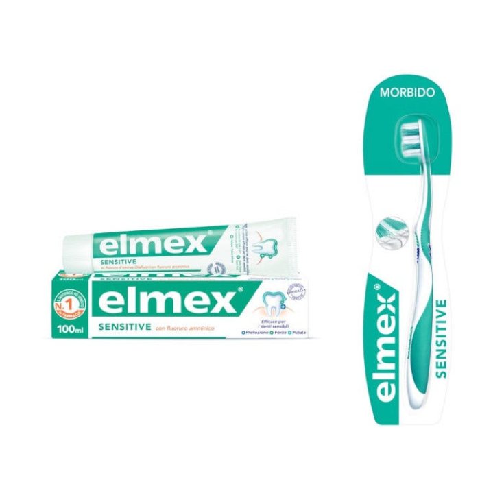 Sensitive Toothpaste + Elmex Toothbrush 100ml