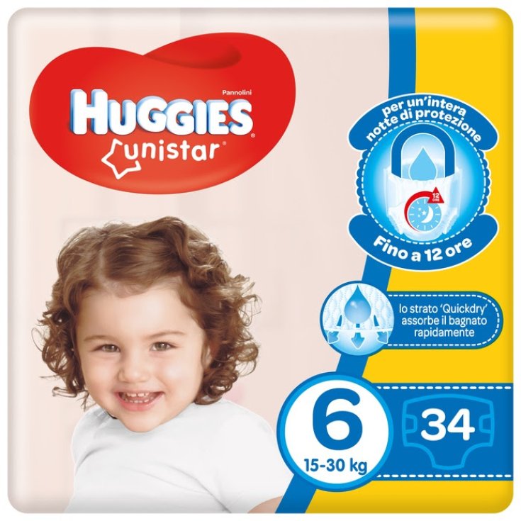 Unistar Tier 3 Diapers Size 6 Huggies® 34 Pieces