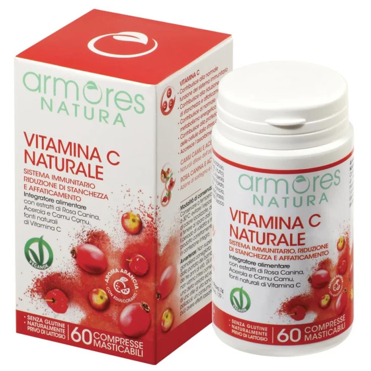 Natural Vitamin C Armores Natura 60 Tablets