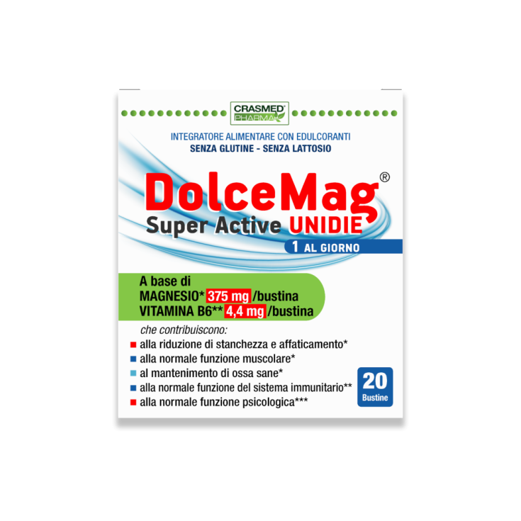 DolceMag® Super Active Unidie Crasmed Pharma 20 Sachets