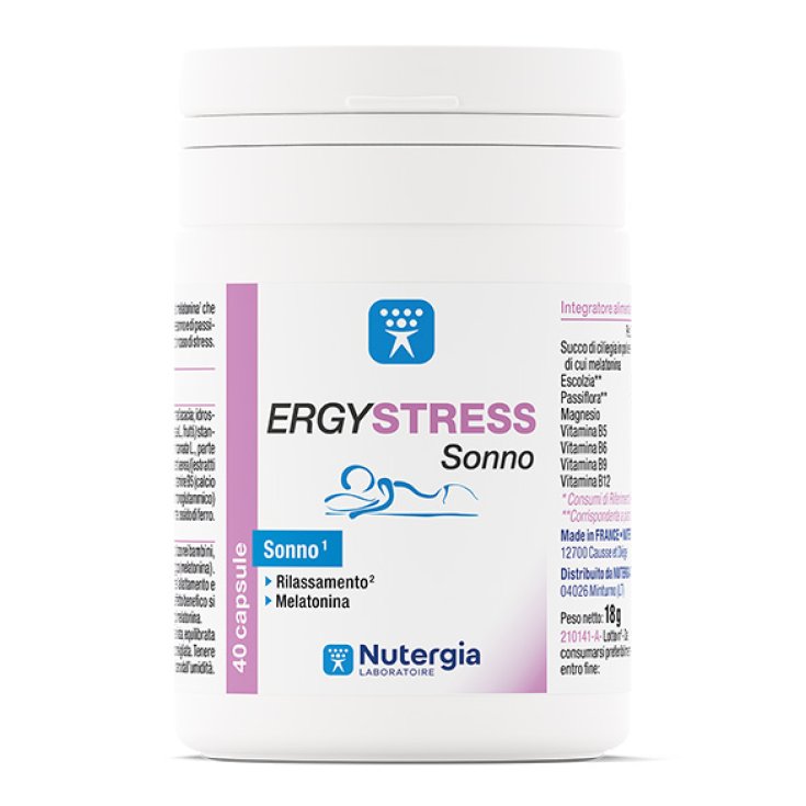 ErgyStress Sleep Nutergia Laboratoire 40 Capsules