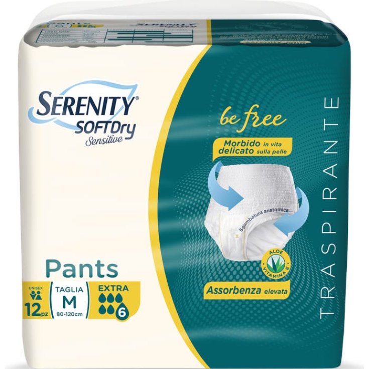 Pants Extra M Serenity Soft Dry Sensitive 12 Pieces