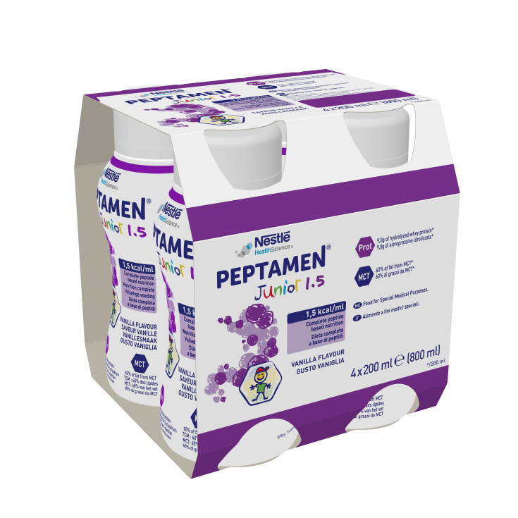 Peptamen Junior 1.5 VANILLA Nestlé 4X200ml