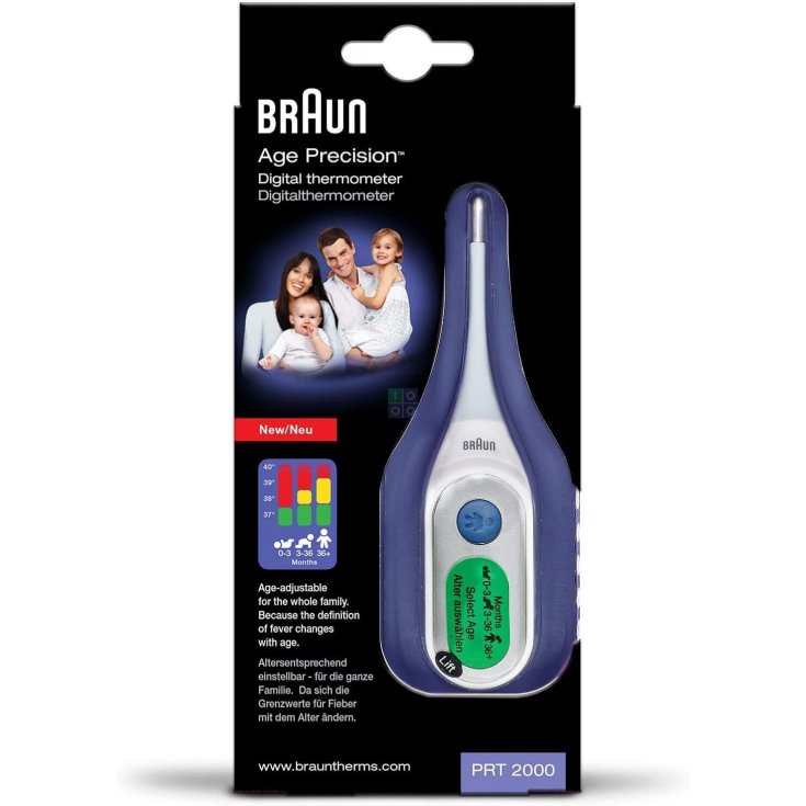 Braun PRT2000 digital thermometer -