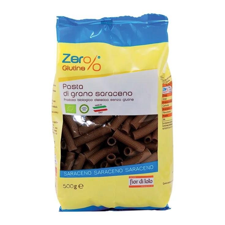 Zer% Gluten Buckwheat Rigatoni Fior Di Loto 500g
