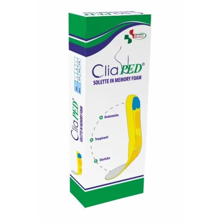 CliaPed Memory Foam Insoles Budetta Farma 2 Pieces