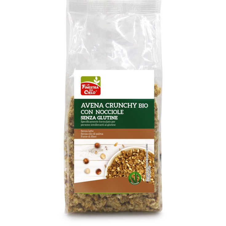 Crunchy Gluten Free Oats And Hazelnuts Bio La Finestra Sul Cielo 250g