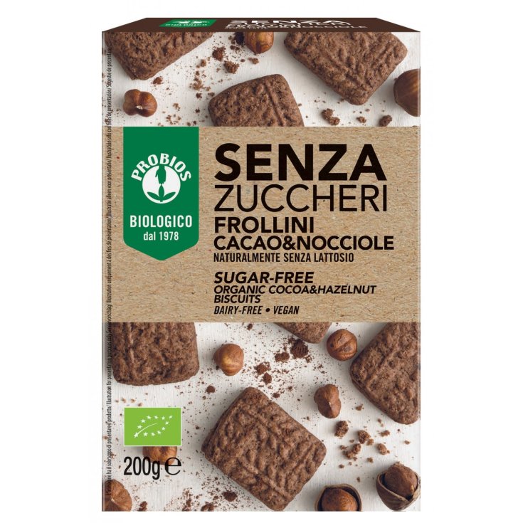 Probios Sugar Free Cocoa & Hazelnut Shortbread 200g