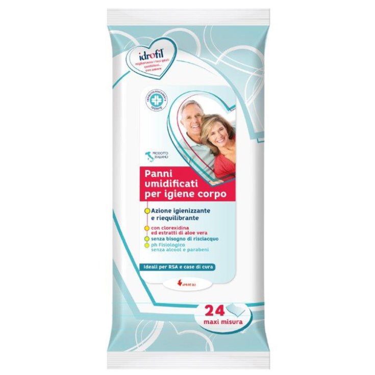 Wet Cloths For Body Hygiene Idrofil 24 Pieces