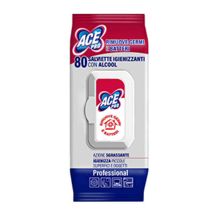 Ace Professional Sanitizing Wipes 80 Pieces