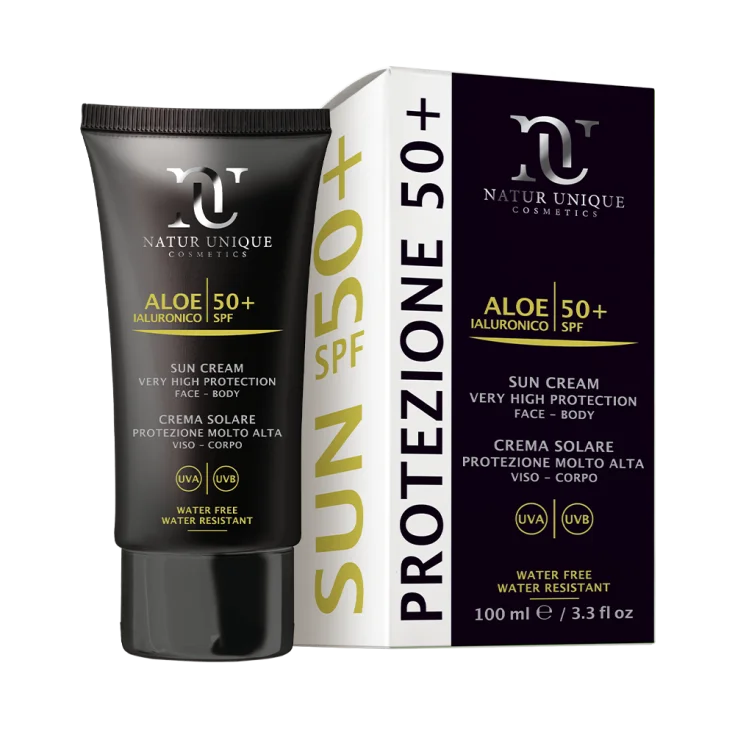 Aloe Hyaluronic Spf 50 Face Body Natur Unique 100ml