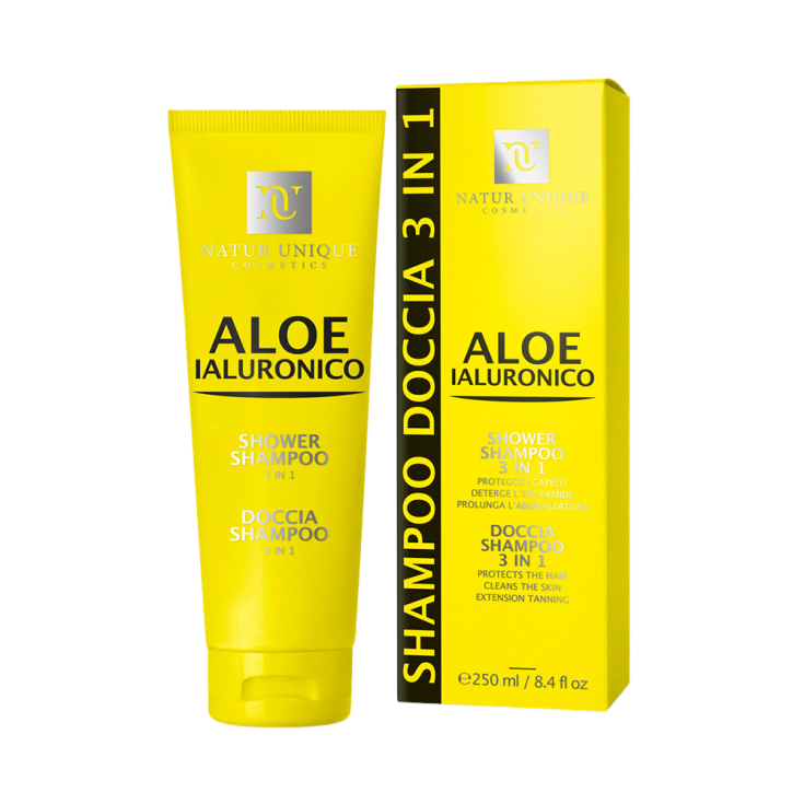 Aloe Hyaluronic Shower Shampoo 3 In 1 Natur Unique 250ml