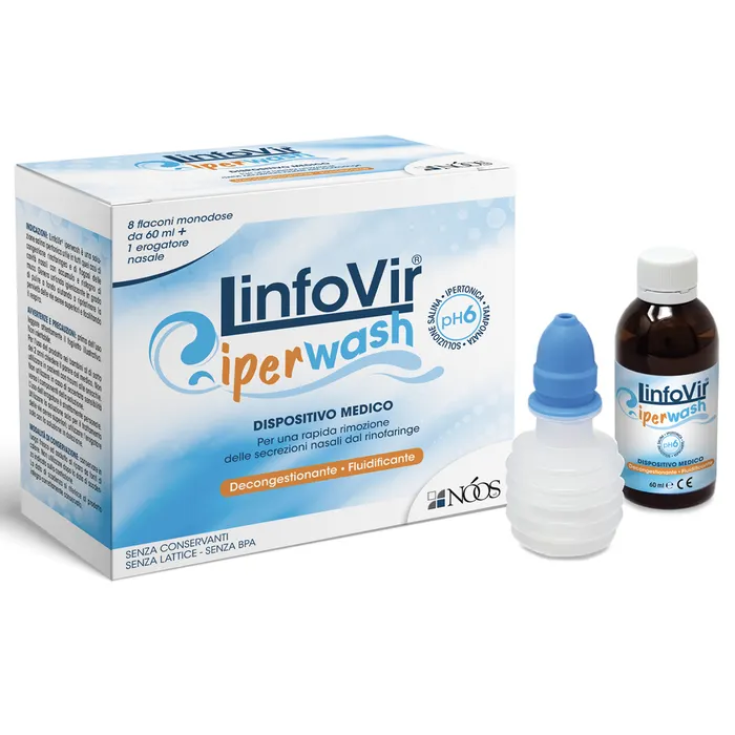 LinfoVir® iperWash Nòos 8x60ml - Loreto Pharmacy