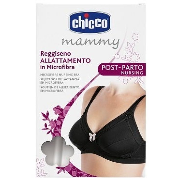 Mammy Microfiber Nursing Bra CHICCO Black Size 4C