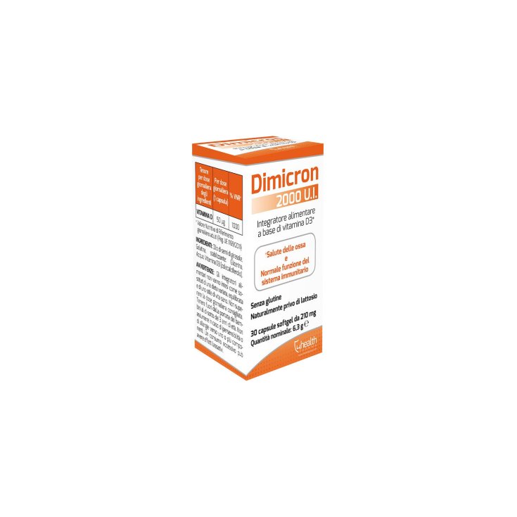 Dimicron 2,000 IU 4 Health 30 Gel Capsules