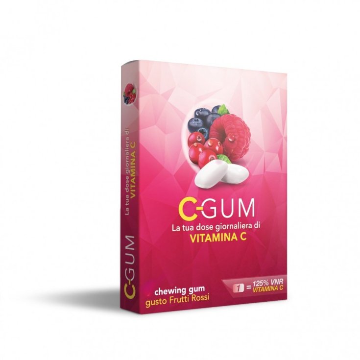 C-GUM Frutti Rosi 18 Chewing Gums