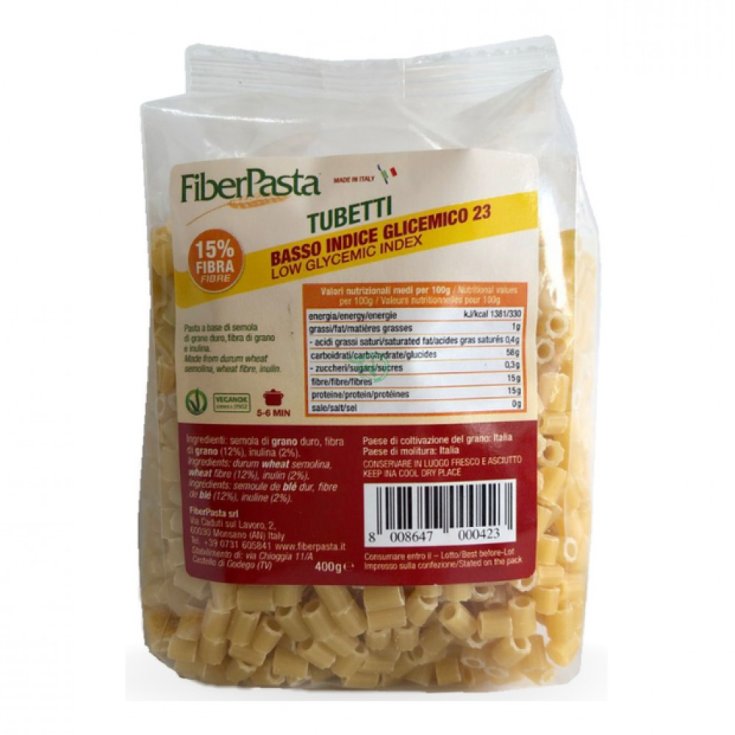 FiberPasta Tubes 400g