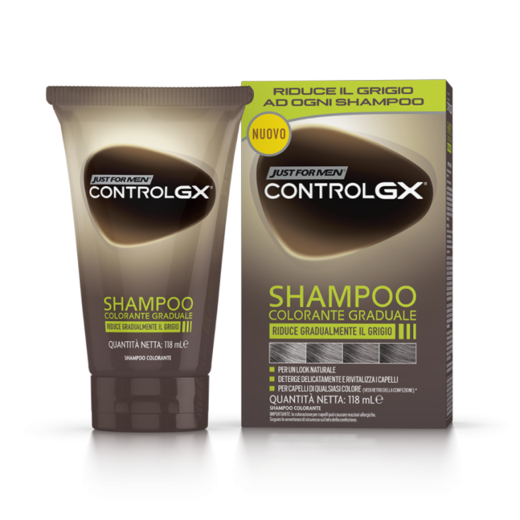 Control Gx Gradual Color Shampoo Just For Men 118ml