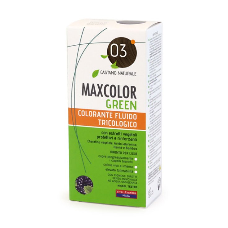Max Color Green 03 Natural Chestnut Vital Factors Kit