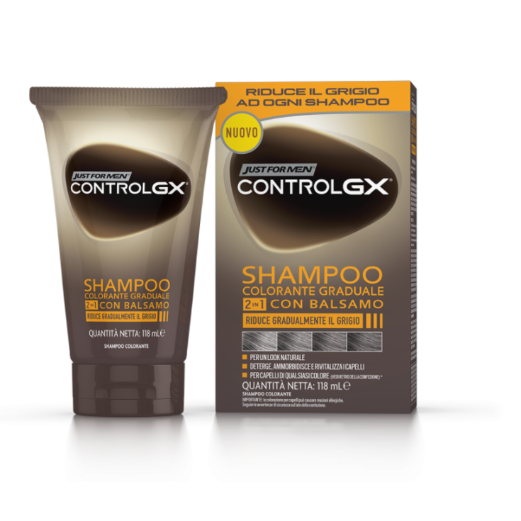 Control Gx 2 In 1 Gradual Color Shampoo Just For Men 118ml