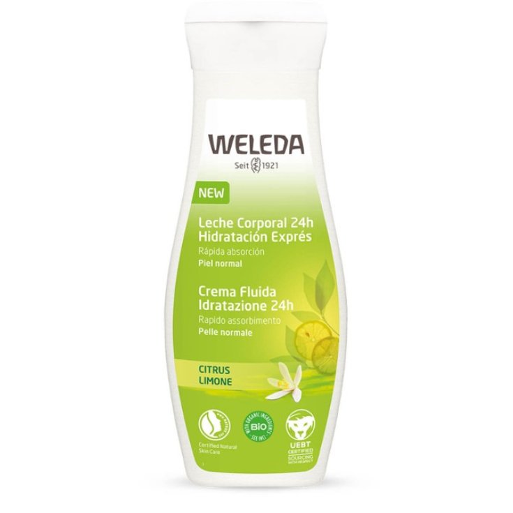 Weleda Lemon 24H Moisturizing Fluid Cream 200ml