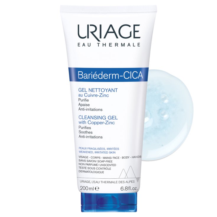 Bariéderm Cica-Gel Nettoyant Uriage 200ml Bariéderm Cica-Gel Nettoyant Uriage 200ml