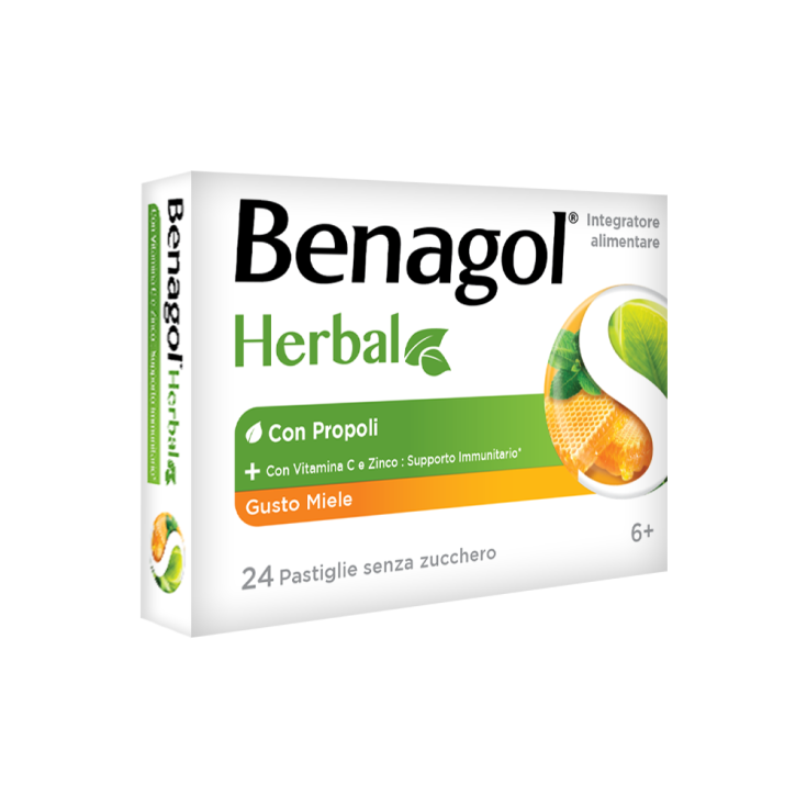 Herbal Honey Benagol 24 Tablets