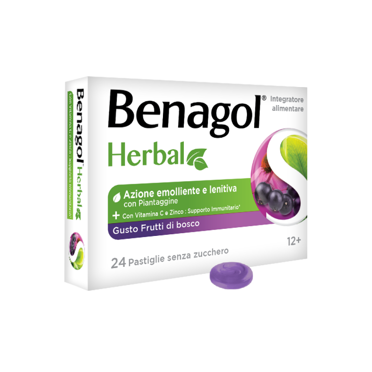 Herbal Berries Benagol 24 Tablets