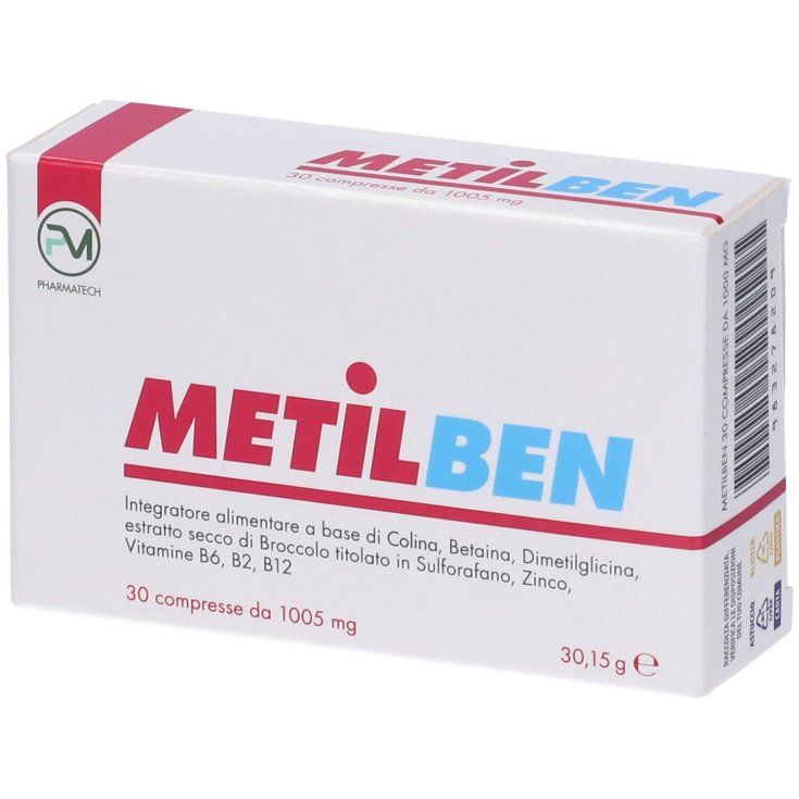 MetilBen Piemme Pharmatech 30 Tablets