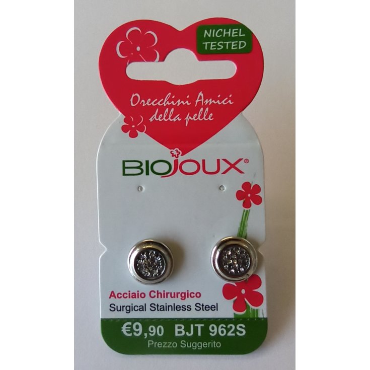 Biojoux® BJT 962S - Crystal Plate Earrings (10 mm) SANICO