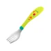 18M STAINLESS STEEL CUTLERY + PINK / GREEN CHICCO®