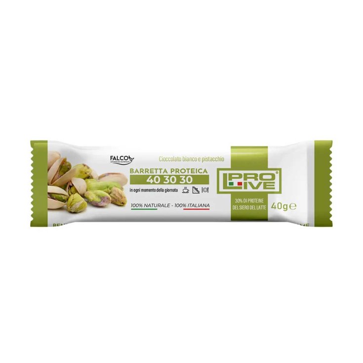 PROLIVE® 40 30 30 WHITE CHOCOLATE / PISTACHIO BAR 40g