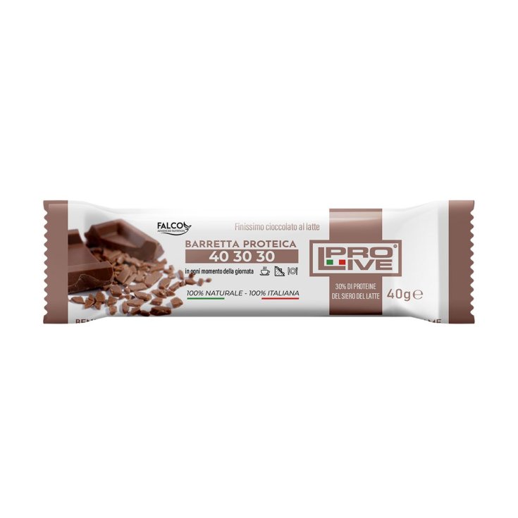 PROLIVE® 40 30 30 MILK CHOCOLATE BAR 40g