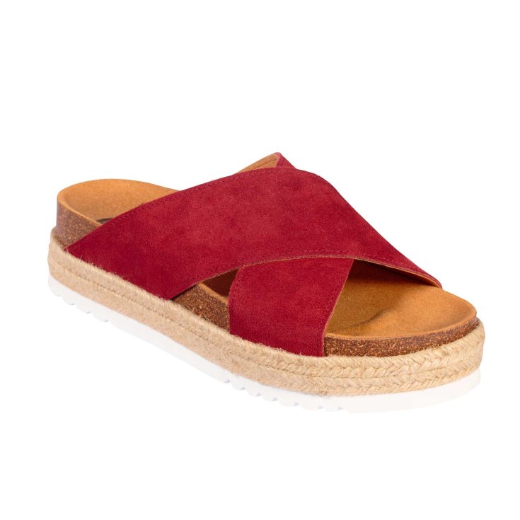 MALINDY WOMEN'S SLIPPERS SUEDE RED N41 Dr.SCHOLL®