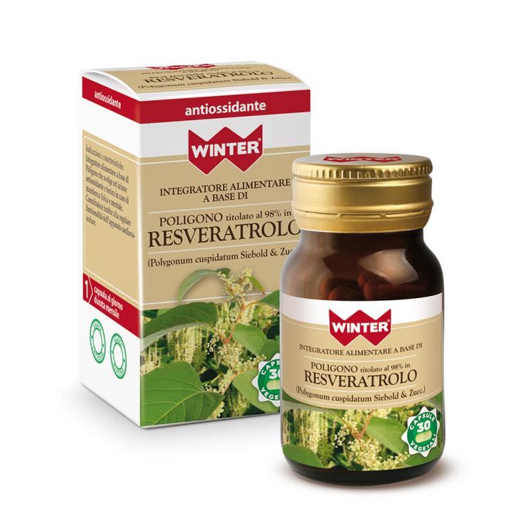 Poligono Titolato 98% Resveratrol Winter 30 Vegetable Capsules