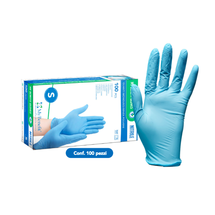 Nitrile Medical Gloves Size L My Benefit 100 Pieces
