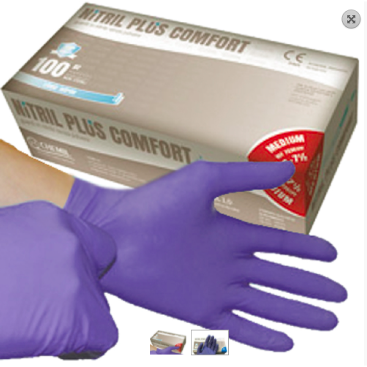 NITRIL PLUS COMFORT Size M Salus Chemil 100 Gloves