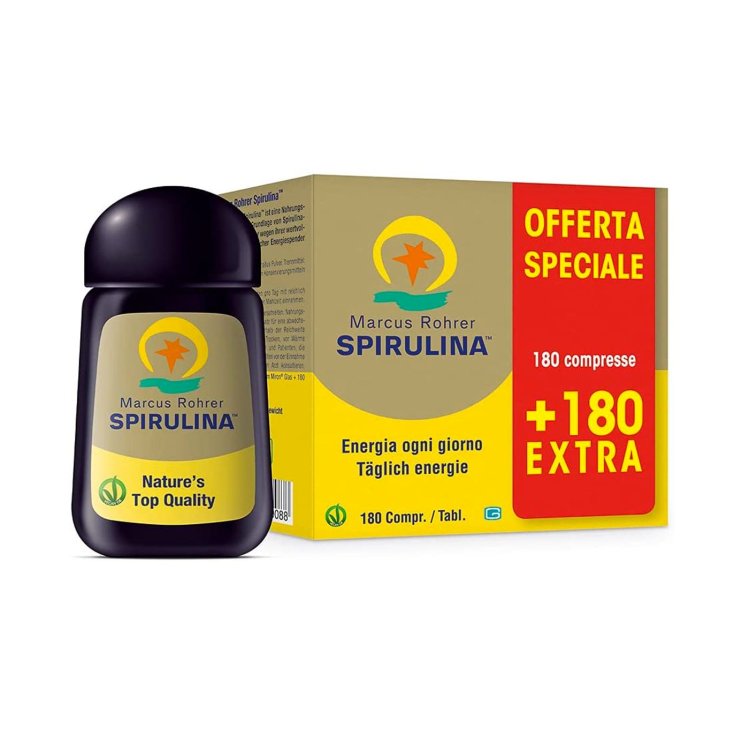 Spirulina Marcus Rohner 180 + 180 Tablets