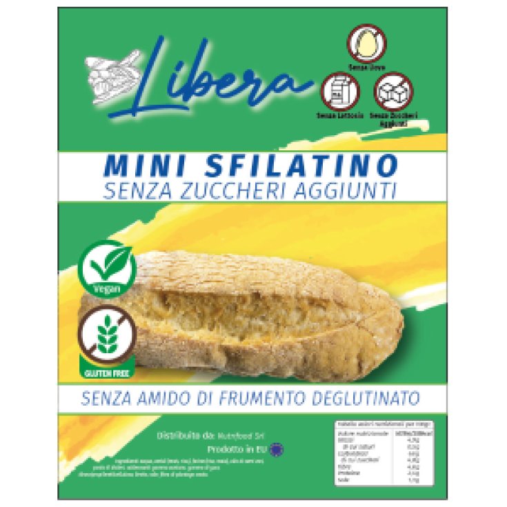 Mini Sfilatino Without Added Sugar Free NutriFood 350g