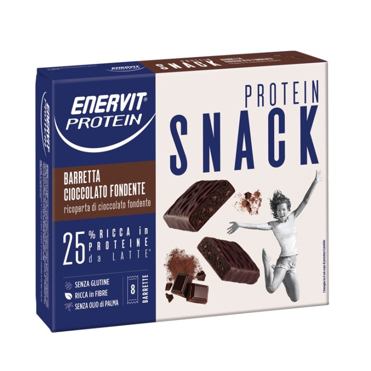 Snack Protein Dark Chocolate Enervit Protein 8 Bars